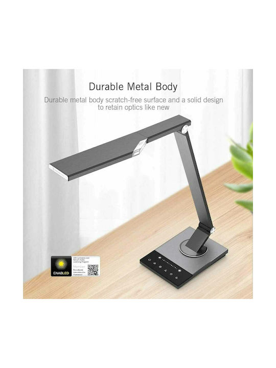 TaoTronics LED Office Lamp Foldable in Gray Color