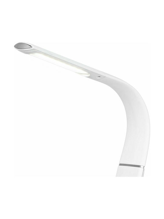 Rebel LED Schreibtischlampe mit flexiblem Arm in Weiß Farbe