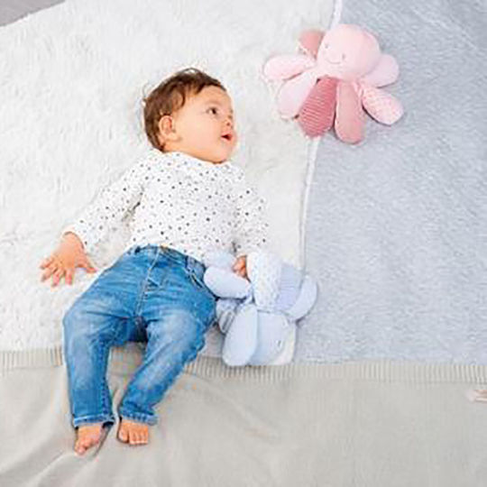 Nattou Ζωάκι Activity Toy Octupus από Ύφασμα με Ήχους για Νεογέννητα