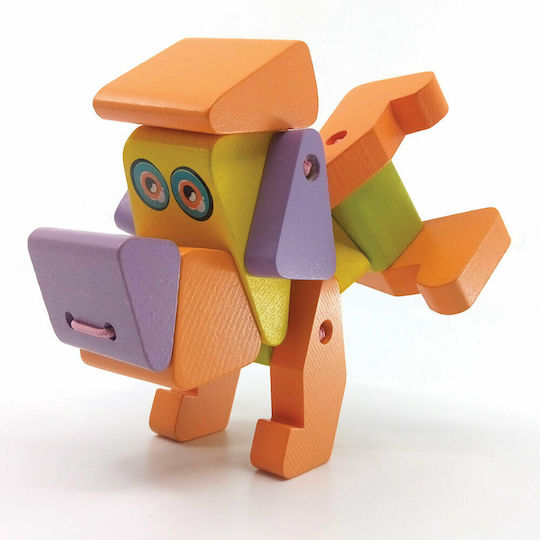 Cubika Animal Dog Acrobat made of Wood for 18++ Months