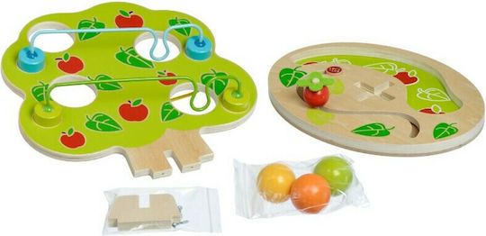 Lucy & Leo Labyrinth Magic Tree Click Clack Roller aus Holz mit Sounds für 36++ Monate