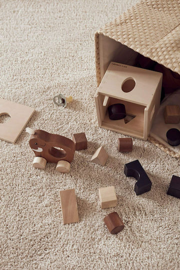 Kids Concept Push along Mamuth din Lemn pentru 12++ Luni