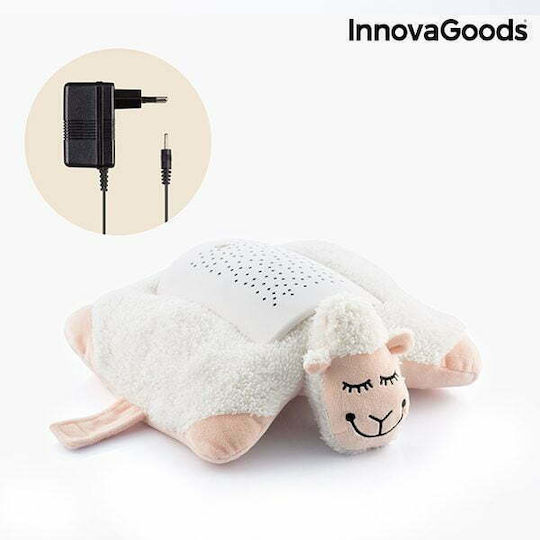 InnovaGoods Играчка за сън Cuddly Sheep with Projector Stars със светлина за 36++ месеца