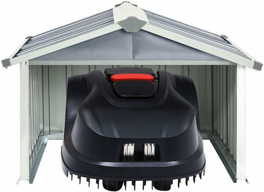 vidaXL Στέγαστρο Χλοοκοπτικού Γκρι 92x97x63cm από Γαλβανισμένο Ατσάλι 150908