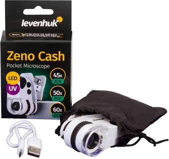 Levenhuk Zeno Cash ZC7 Stereo Educational Monocular Microscope 50x