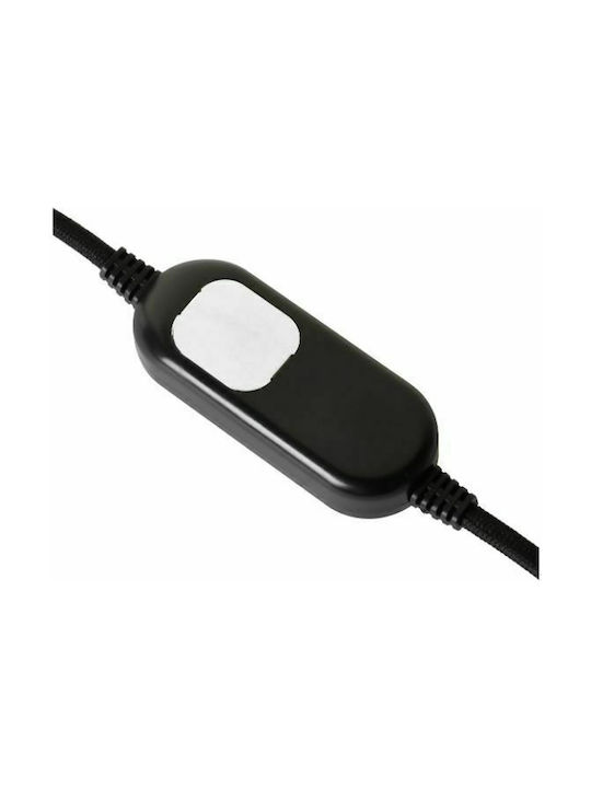 Lucide Lightning Vintage Industrial Lucide Pepijn Office Lamp for Socket E14 in Black Color
