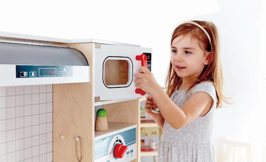 Hape Children's Kitchen All in 1 Kitchen made of Wood for 3+ years Years 14pcs