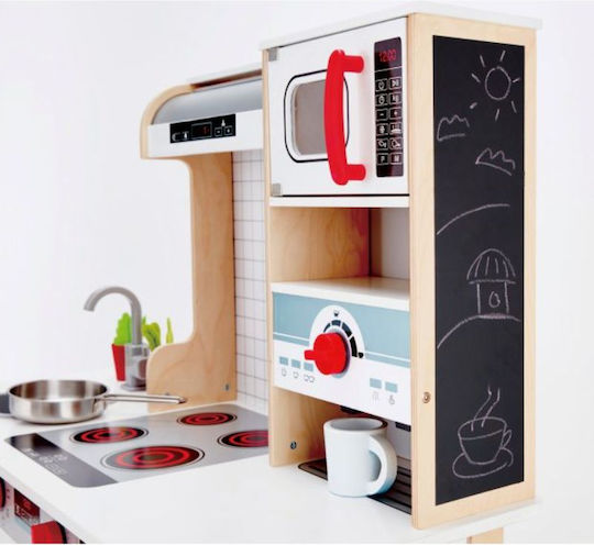 Hape Children's Kitchen All in 1 Kitchen made of Wood for 3+ years Years 14pcs