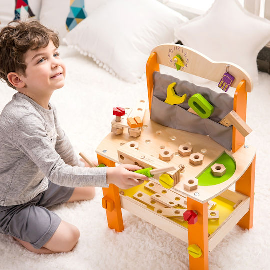 Classic World Tool Bench από Ξύλο για 3+ Ετών 37τμχ