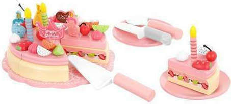 Birthday Cake made of Wood 48pcs