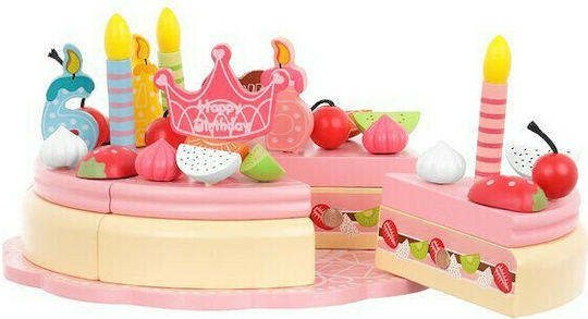 Birthday Cake made of Wood 48pcs