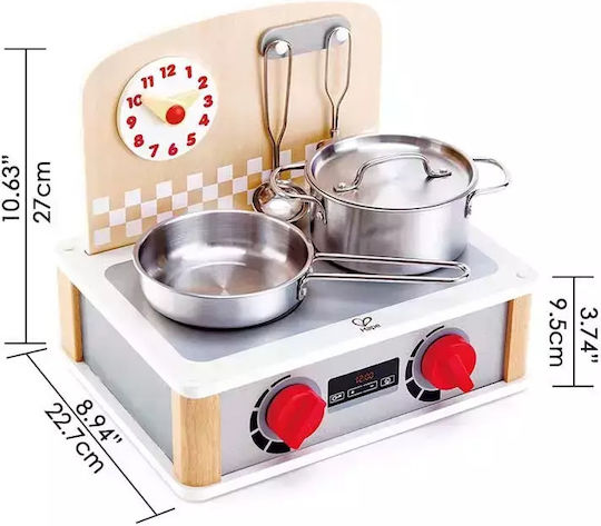 Hape Wooden Kids Kitchen for 3+ Years 6pcs