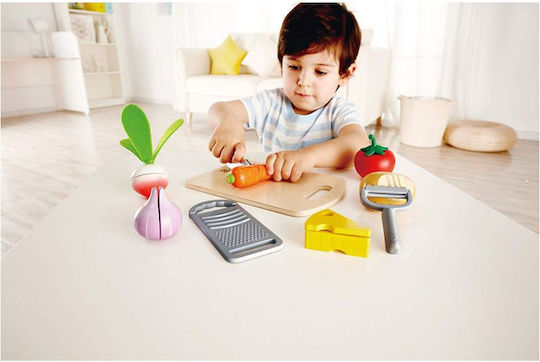Hape Chef's Wooden Cooking Ingredients for Ages 3+ 10 cm 10 pcs