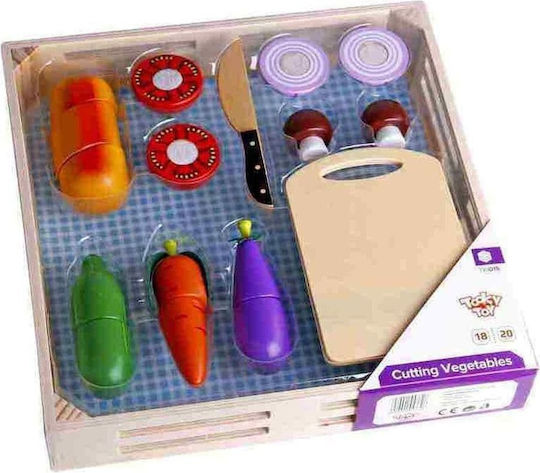 Hape Chef's Wooden Cooking Ingredients for Ages 3+ 10 cm 10 pcs