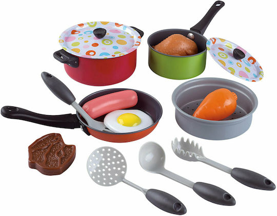Playgo Metal Kitchen Set for Ages 3+ 11 cm 15 pcs