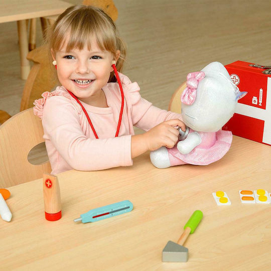 Viga Toys Медицински Комплект Куфарче За Лекар От Дърво За 3+ Години
