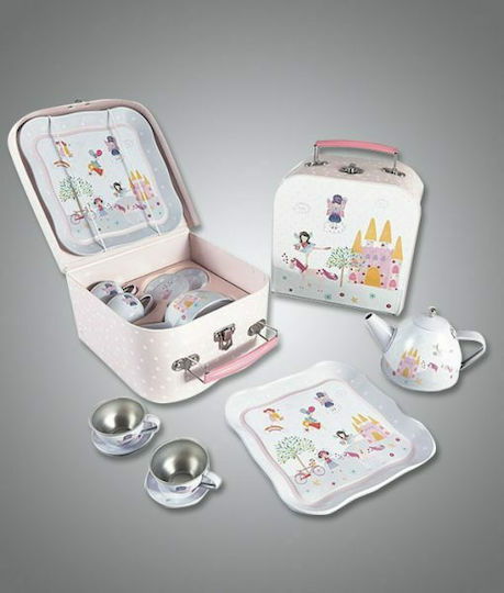 Floss & Rock Metallic Fairy Unicorn Tea Set for 3+ Years 7pcs