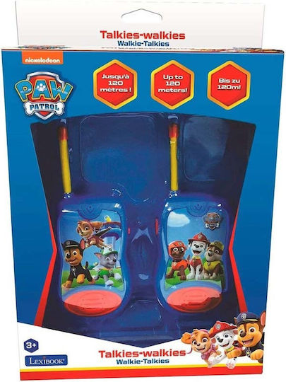 Lexibook Kids' Walkie Talkies Paw Patrol for 3+ Years 2 Pieces