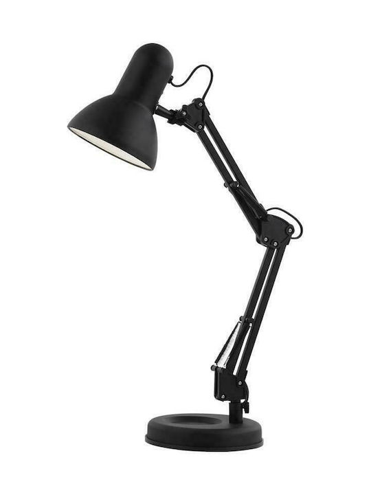 Globo Lighting Famous Office Lamp with Foldable Arm for Socket E27 in Black Color