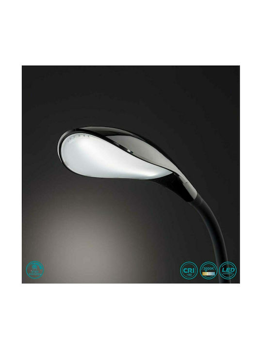 Wofi Table Lamp Yon LED Schreibtischlampe mit flexiblem Arm in Schwarz Farbe