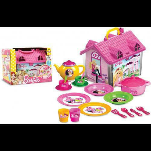 Dede Barbie Tea Set in Barbie Dollhouse for 3+ Years 16pcs