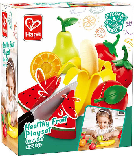 Hape Wooden Healthy Eating Set for 3+ Years 9pcs