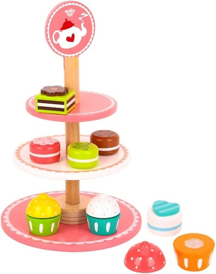 Tooky Toys Wooden Sweet Stand For 3+ Years 9pcs