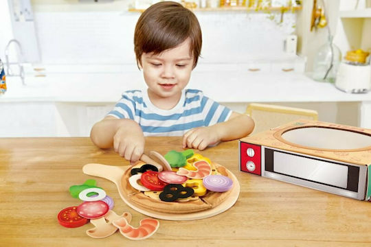 Hape Η Τέλεια Πίτσα από Ξύλο για 3+ Ετών 29τμχ