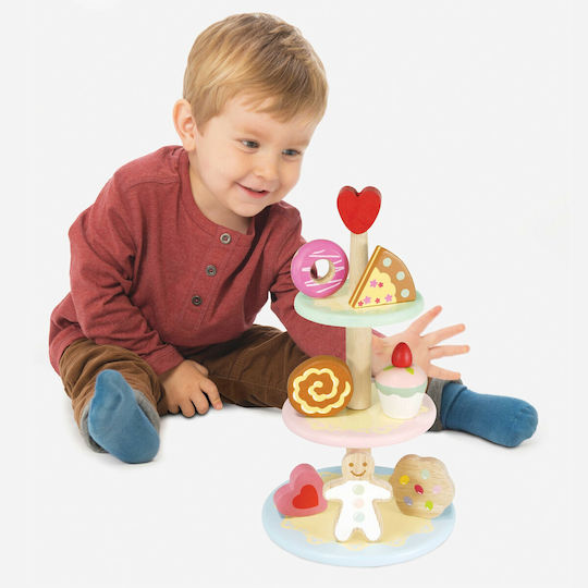 Le Toy Van Комплект Дървена Поставка За Торта За 3+ Години 7 Части