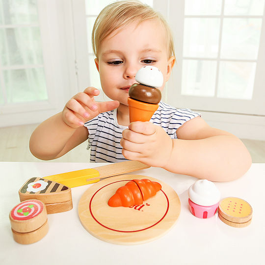 iwood Wooden Cake Toys for 3+ Years