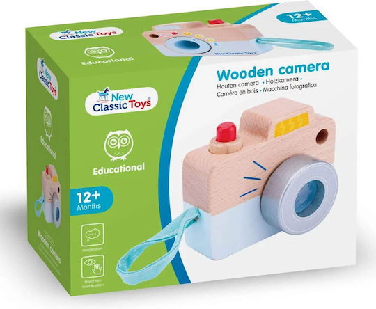 New Classic Toys Φωτογραφική Μηχανή από Ξύλο για 3+ Ετών 1τμχ