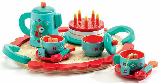 Djeco Wooden Birthday Party Plate for 4+ Years