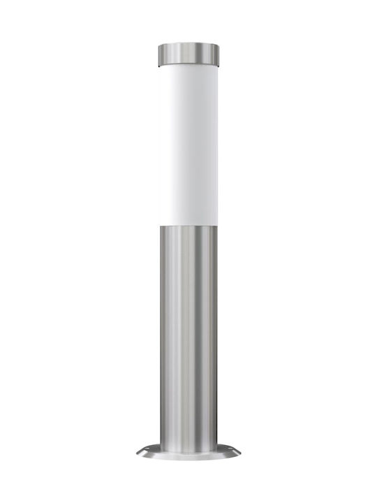 vidaXL Outdoor Floor Lamp Small Post 60W IP44 for E27 Socket Silver