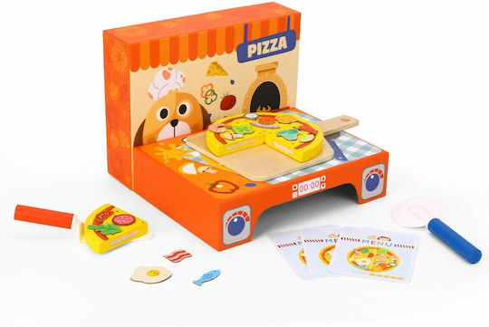Tooky Toys Wooden Pizza for 3+ Years 39pcs