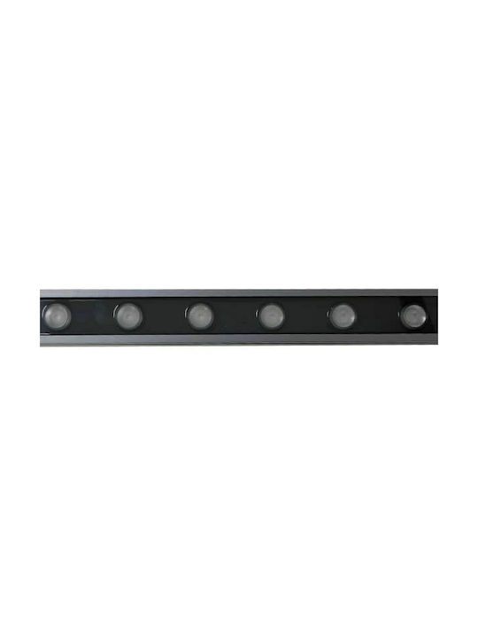 GloboStar Genius Външно Стоящо LED Фенер Стенна Пералня 24W RGB IP66 Сребрист