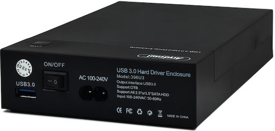 Andowl QY-S300 Θήκη για Σκληρό Δίσκο 2.5" / 3.5" SATA III με σύνδεση USB 3.0 Q-YS300