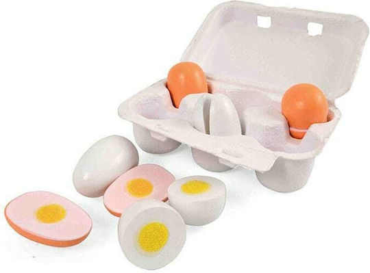 Magni Wooden Eggs in Case 6pcs from Wood for 3+ Years 6pcs