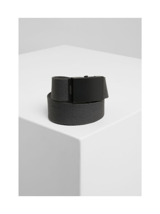 TB2774 Herren Gürtel Stoff Gürtel aus Gewebe Grey / Black