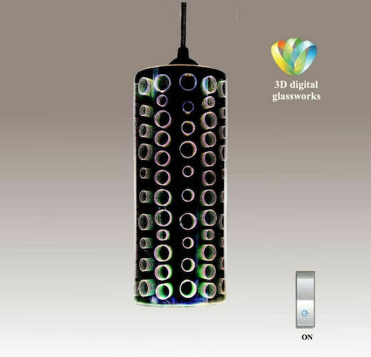 Vito ART-407 Hängelampe Schwarz mit Fassung E27 10cm.