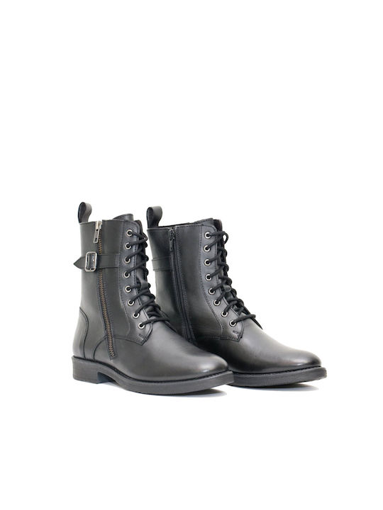 Damenstiefel Member 61912 Schwarzes Leder