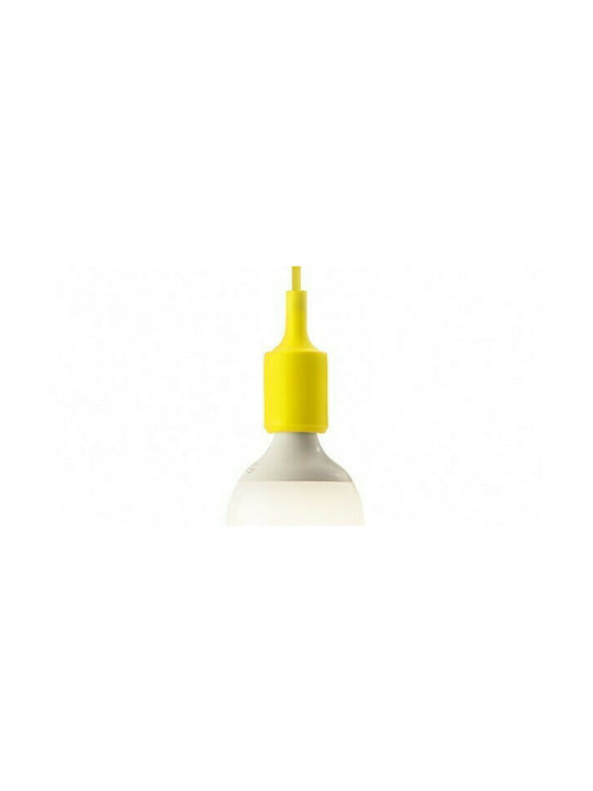 Aca Pendant Light Suspension for Socket E27 Yellow