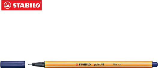 Stabilo Point 88 Маркер за Рисуване 0.4мм Night Blue