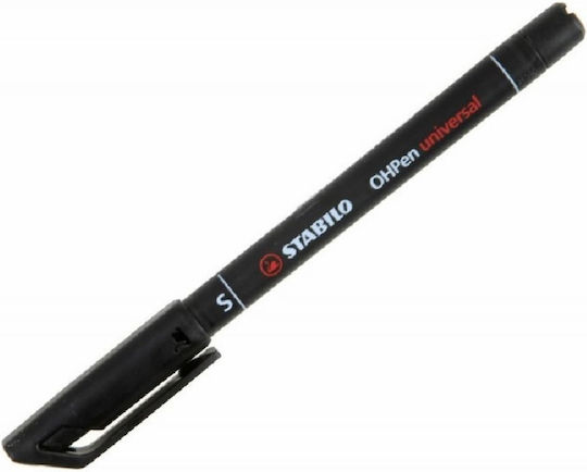 Stabilo OHPen Universal S Μαρκαδόρος Διαφανειών Black 0.4mm