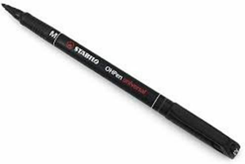 Stabilo ΟΗPen Universal M Marker pentru Folii 1mm NEGRU