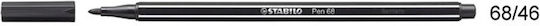 Stabilo Pen 68 Marker de Proiectare 1mm Negru