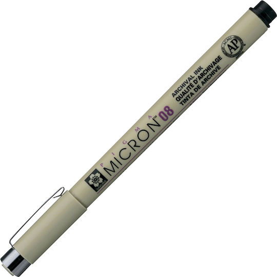 Sakura Pigma Micron 08 Design Markers 0.5mm Black 12pcs