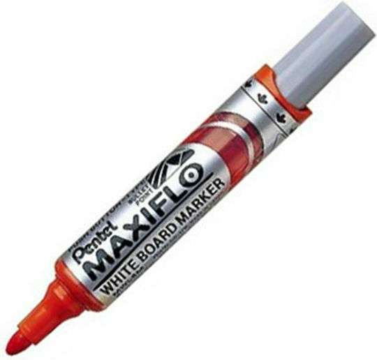 Pentel Maxiflo Μαρκαδόρος Πίνακα Κόκκινος 2.5mm