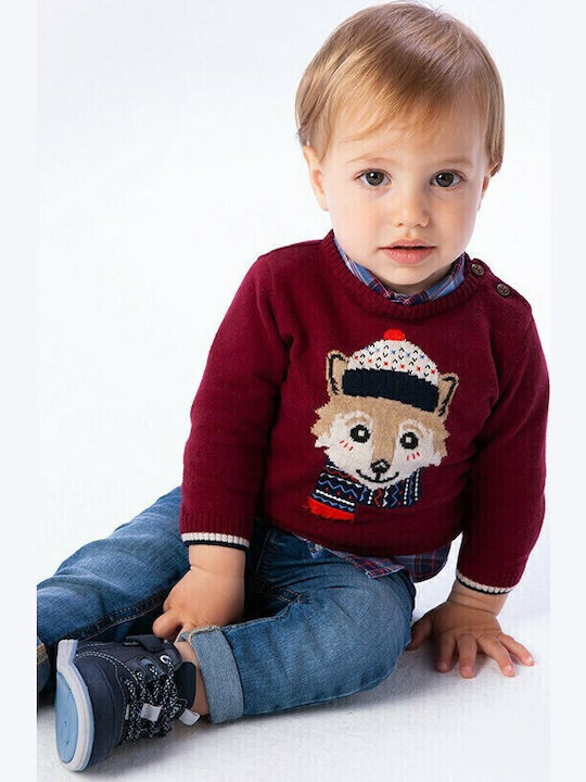 Kids' Sweater Long Sleeve Bordeaux