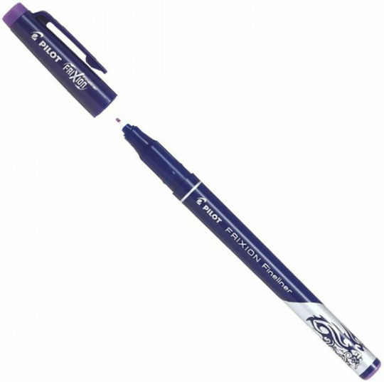 Pilot Frixion Fineliner Μαρκαδόρος Σχεδίου Μωβ 0.45mm