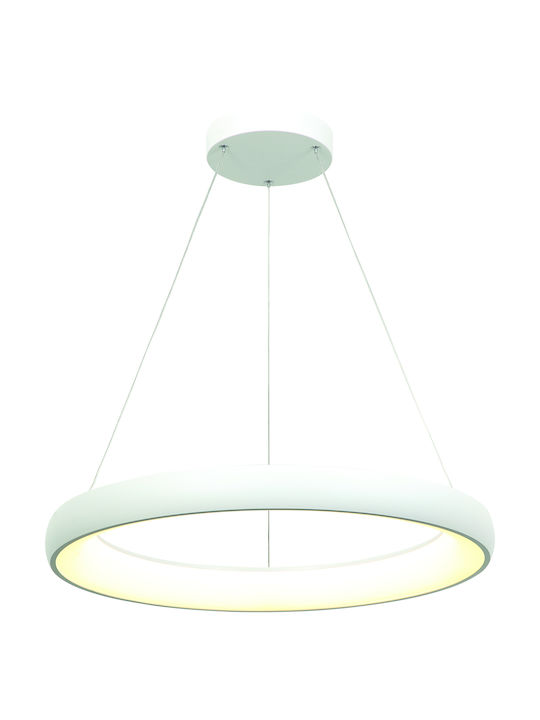 Zambelis Lights Pendant Light LED Suspension Bell with Warm White Light White